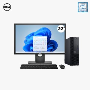 Dell Optiplex 3060 Ci5 8va Gen, 16GB RAM, 240GB SSD, Monitor 22"