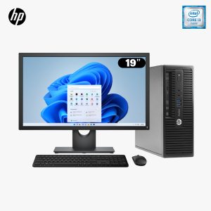 HP 800 G2 Ci3 6ta Gen, 8GB RAM, 500GB HDD, Monitor 19"