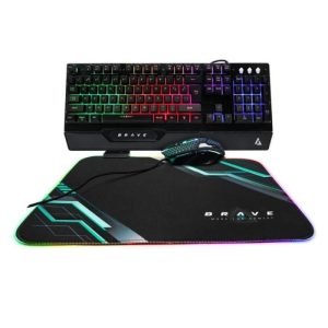 Teclado y Mouse Gaming Unno + Mousepad